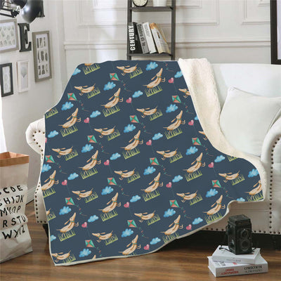 Digital Printed Blanket Nap Blanket Air Conditioning Blanket Lazy Blanket Dachshund Series null
