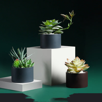 Artificial Green Plant Ornaments Potted Ornaments Green Plants Fake Flower Ornaments null