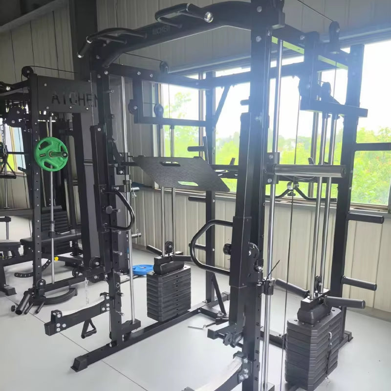 Commercial Gym Fitness Equipment Squat Rack Power Multi Functional Smith Machine