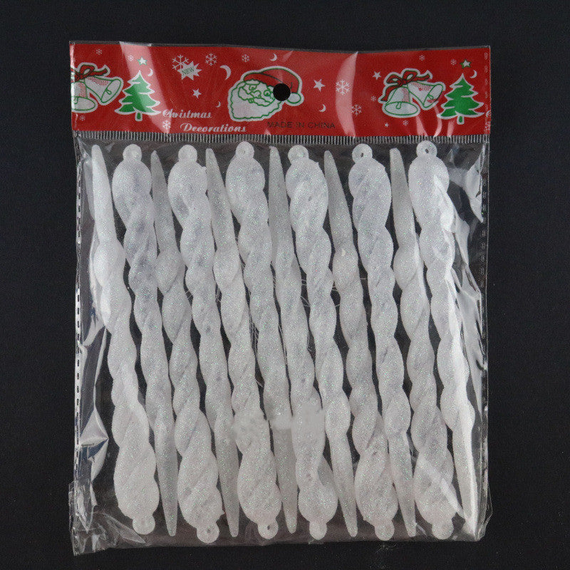12 Creative Icicle Christmas Ornaments Hanging Ornaments null