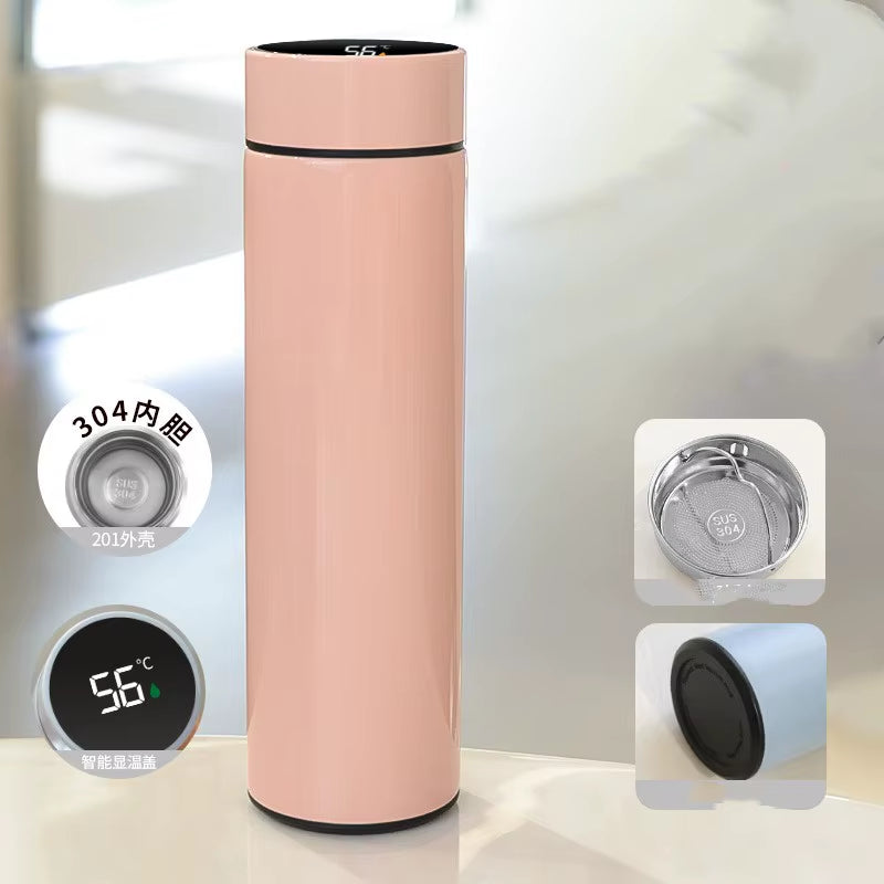 500ML Smart Thermos Water Bottle Stainless Steel Insulation Touch Intelligent Temperature Display Vacuum Flasks Cup Digital Mug