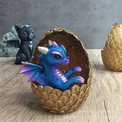Illuminated Dragon Egg Ornaments Imitation Crystal Ornaments null