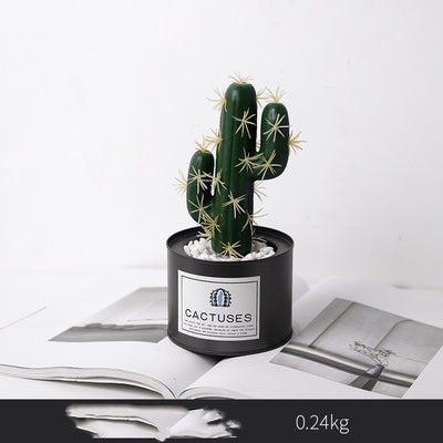Artificial Green Plant Ornaments Potted Ornaments Green Plants Fake Flower Ornaments null
