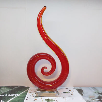 Modern Minimalist Glass Abstract Ornaments null