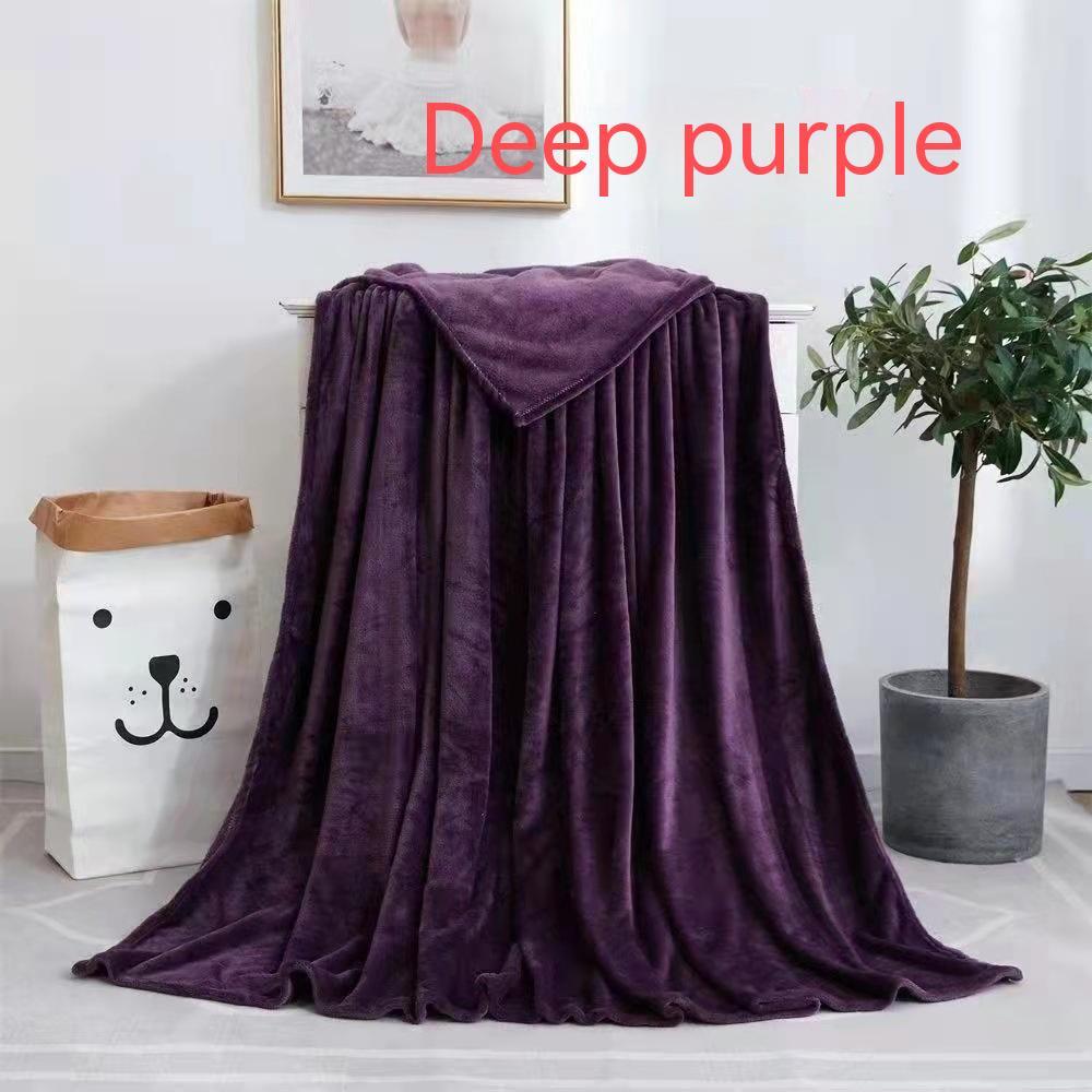 Flannel blanket coral blanket null