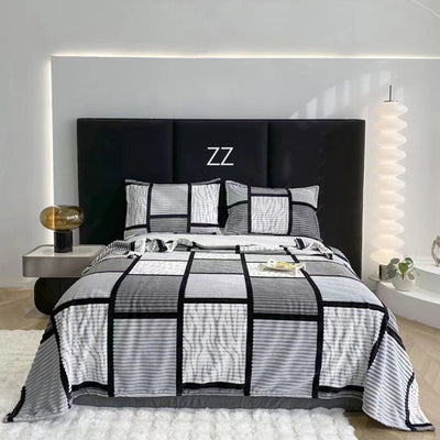 Flannel Blanket Summer Warm Air Conditioning Blanket Nap Blanket null