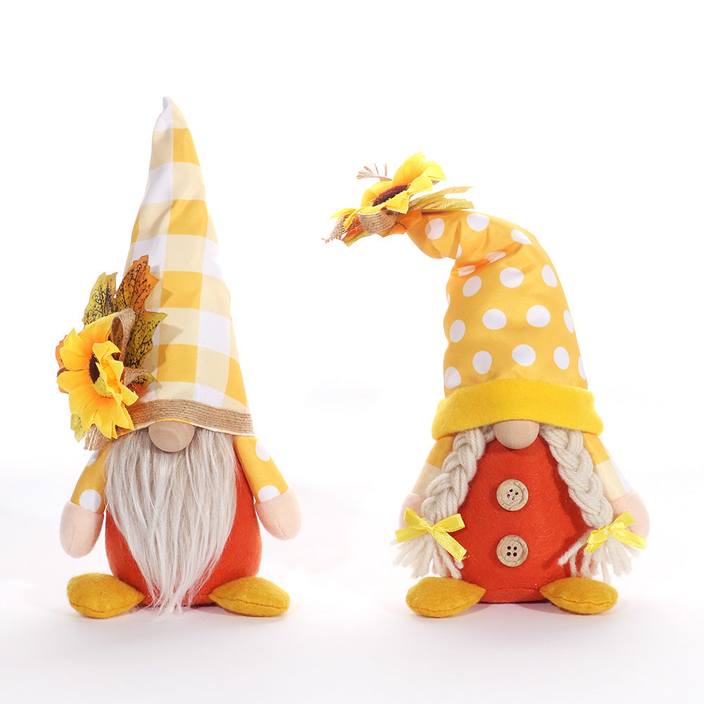 Ornaments Harvest Festival Lovers Faceless Doll Ornaments null