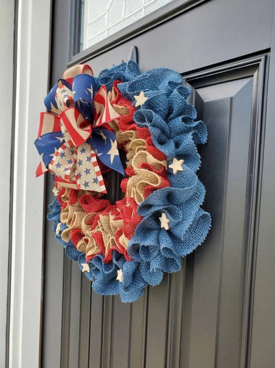 Independence Day Wreath Ornament Family null
