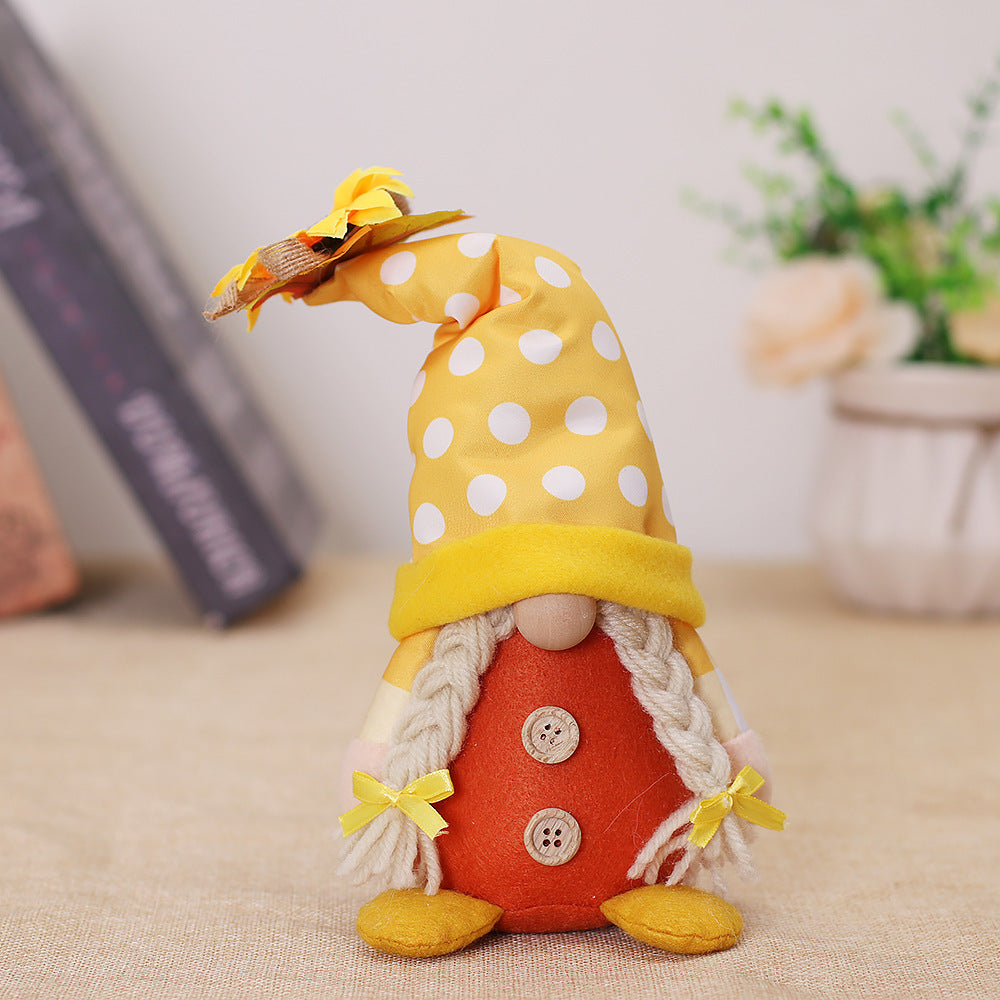 Ornaments Harvest Festival Lovers Faceless Doll Ornaments null