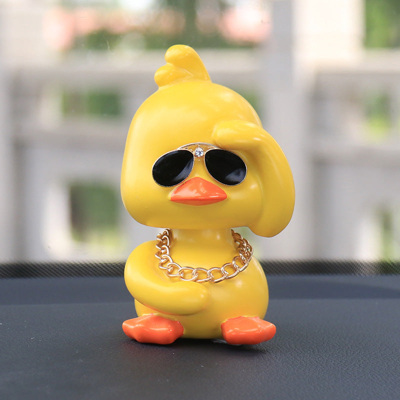 Little Yellow Duck Car Interior Ornaments Ornaments null