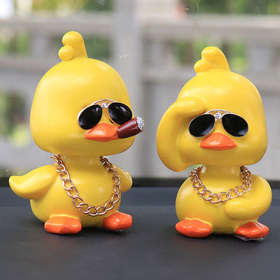 Little Yellow Duck Car Interior Ornaments Ornaments null