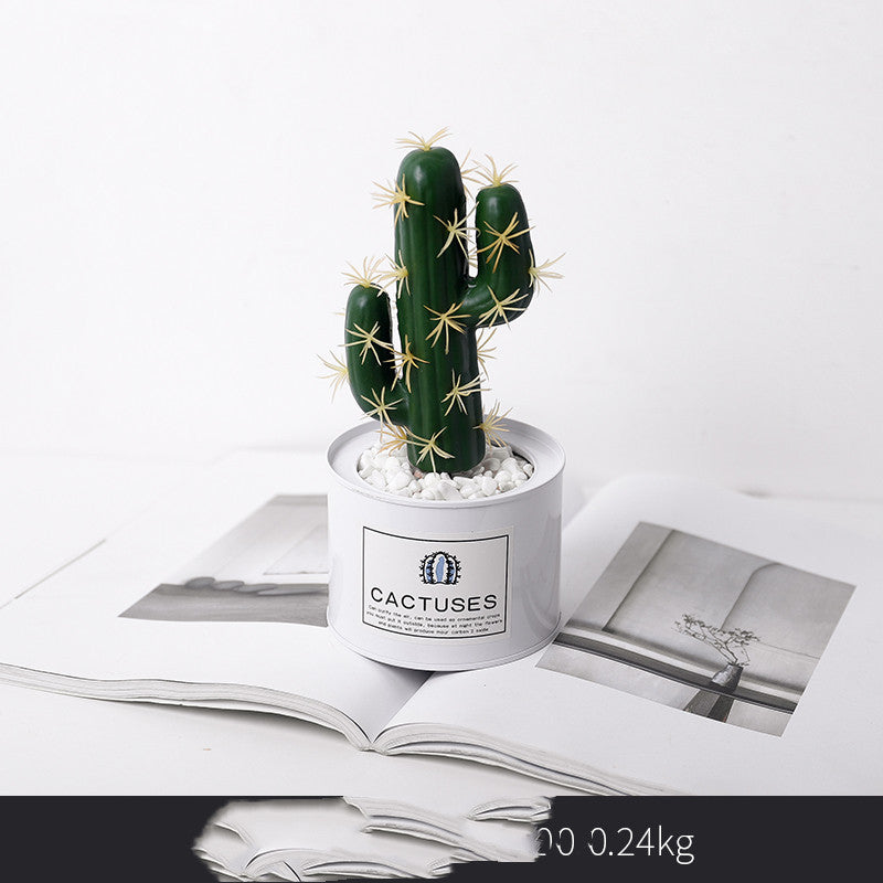 Artificial Green Plant Ornaments Potted Ornaments Green Plants Fake Flower Ornaments null