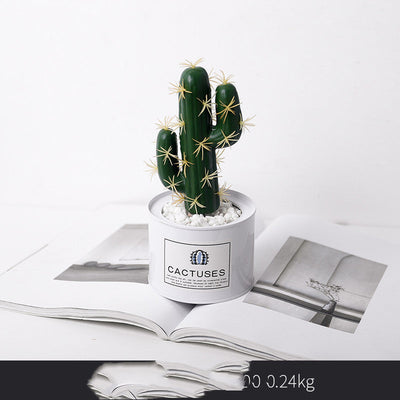 Artificial Green Plant Ornaments Potted Ornaments Green Plants Fake Flower Ornaments null