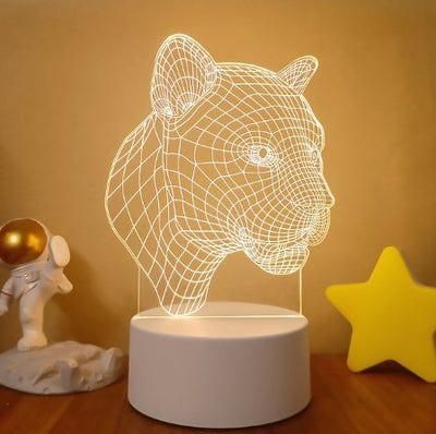 3D Lights Colorful Touch Remote Control LED Visual Lights null