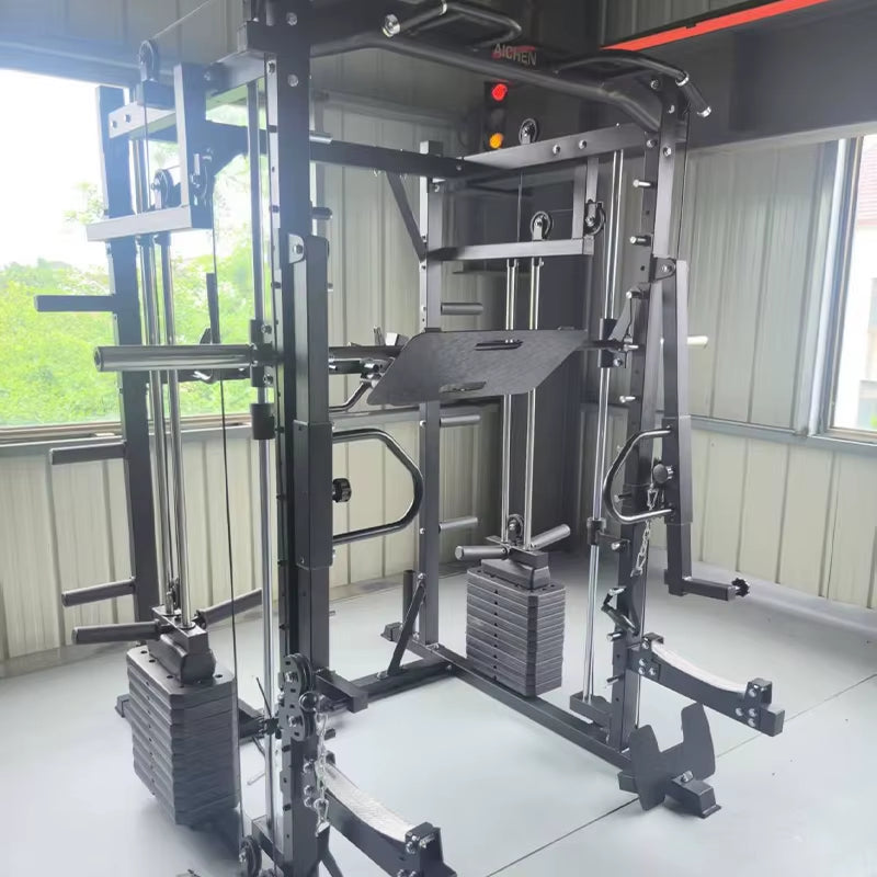 Commercial Gym Fitness Equipment Squat Rack Power Multi Functional Smith Machine