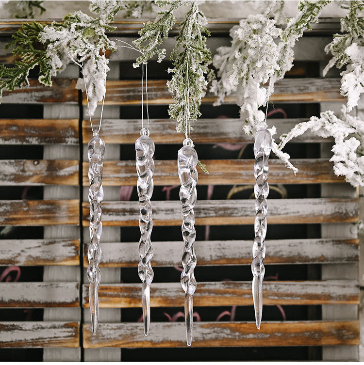 12 Creative Icicle Christmas Ornaments Hanging Ornaments null