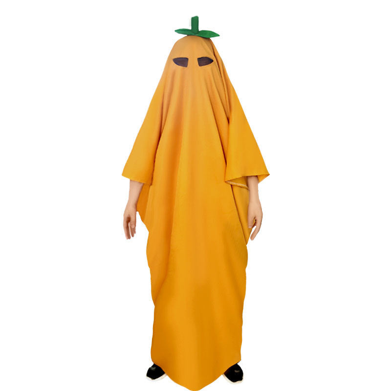 Children's Halloween Costume Pumpkin Cloak null