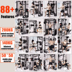 Commercial Gym Fitness Equipment Squat Rack Power Multi Functional Smith Machine