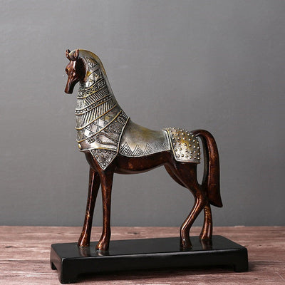 Decorative Ornaments Bronze War Horse Ornaments null