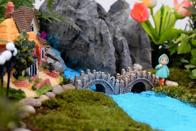 Micro Landscape Ornaments Resin Bridge Craft Ornaments null