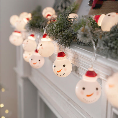 Snowman string lights Christmas lights decoration lights null