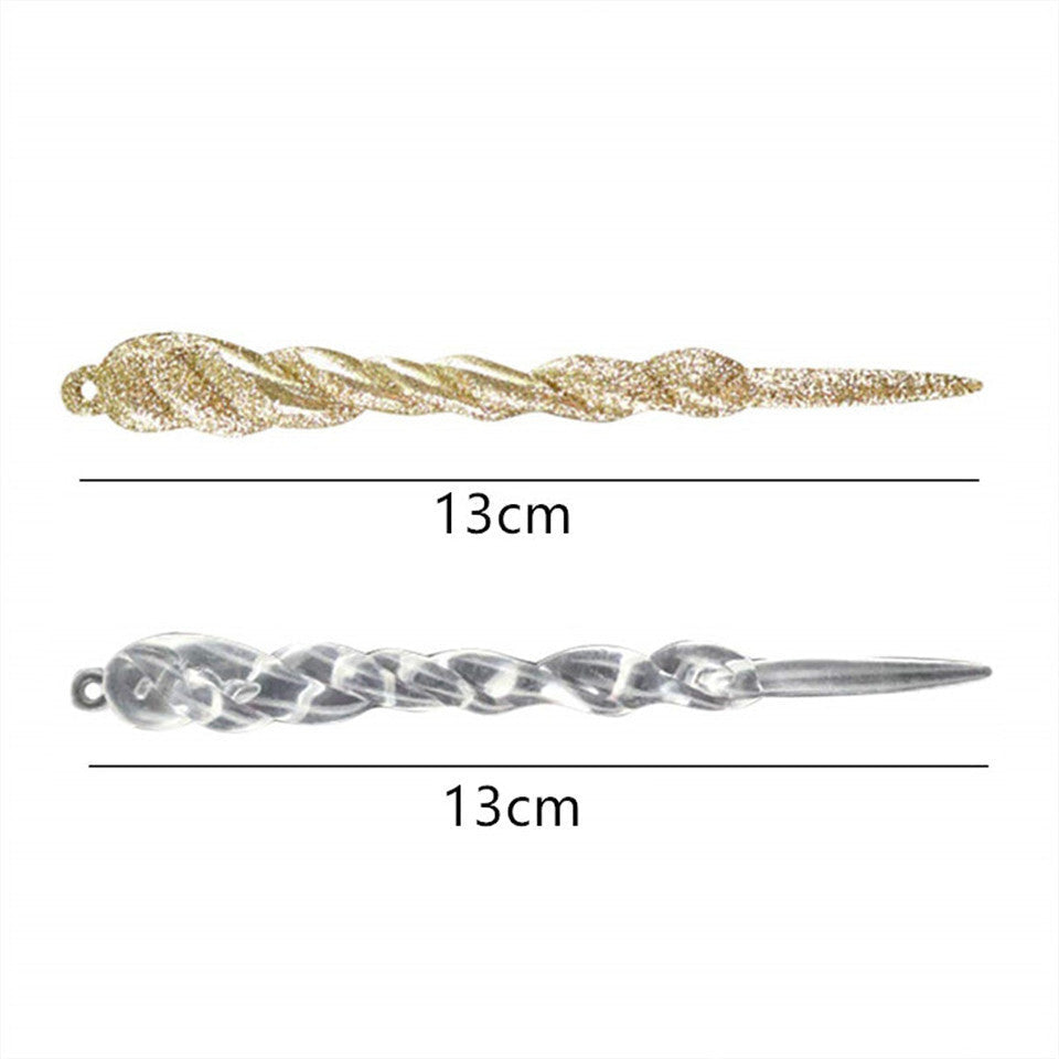 12 Creative Icicle Christmas Ornaments Hanging Ornaments null
