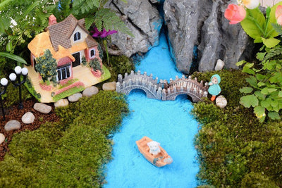 Micro Landscape Ornaments Resin Bridge Craft Ornaments null