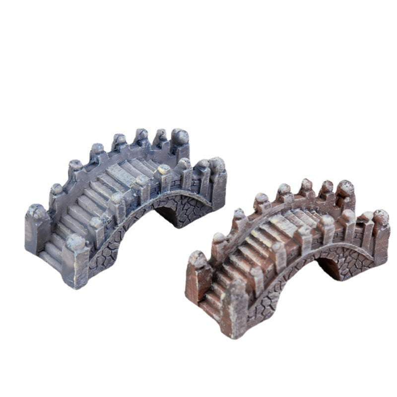 Micro Landscape Ornaments Resin Bridge Craft Ornaments null