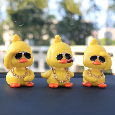 Little Yellow Duck Car Interior Ornaments Ornaments null
