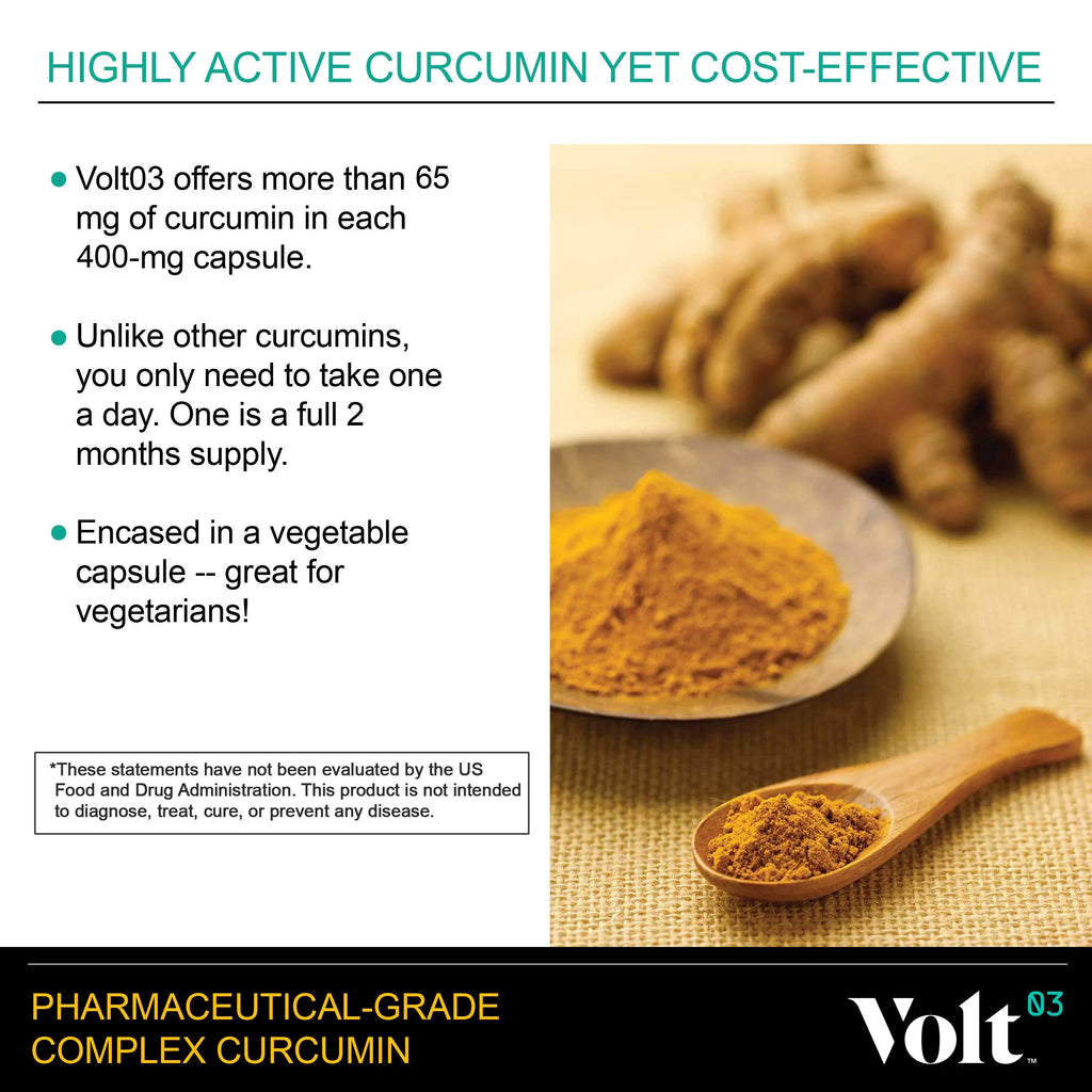 Pharmaceutical-Grade Turmeric Curcumin Capsules | Turmeric Capsules and Curcumin Supplements for Immune Support | Natural Joint Support Turmeric Herbal Supplements 400 Mg