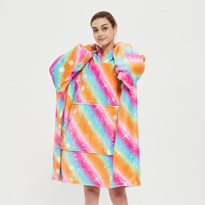 Cozy TV Blanket Night Gown Dig Deep Fitness