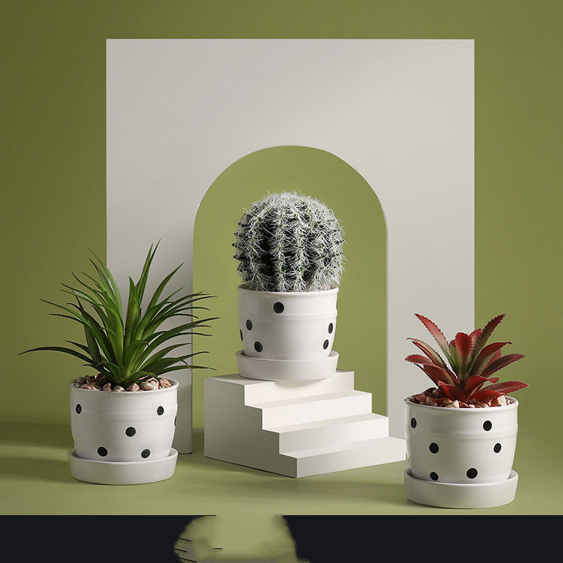 Artificial Green Plant Ornaments Potted Ornaments Green Plants Fake Flower Ornaments null