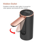 Electric Water Pump Water Dispenser Household Foldable Barreled Water Smart Water Bottle Pump Kitchen Chargeable Suction Device