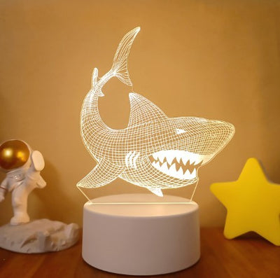 3D Lights Colorful Touch Remote Control LED Visual Lights null