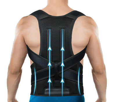 TEKOMVO Back Brace Posture Corrector for Men & Women M(29"-33") Dig Deep Fitness