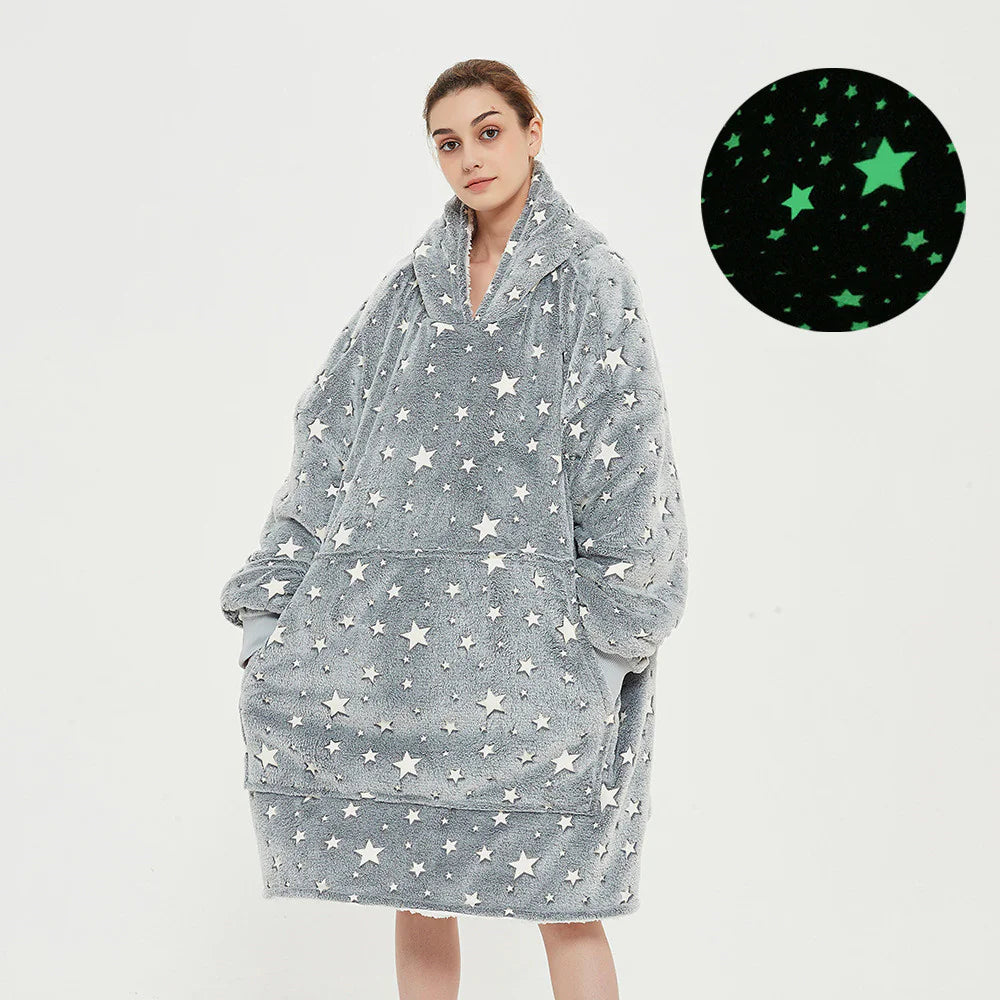 Cozy TV Blanket Night Gown Dig Deep Fitness